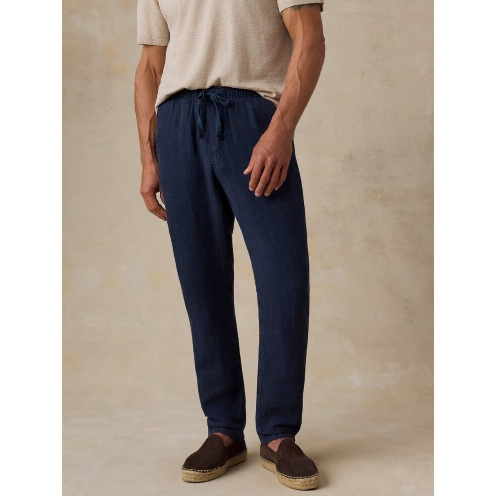 MEDIUM FAHERTY Essential Linen Pant